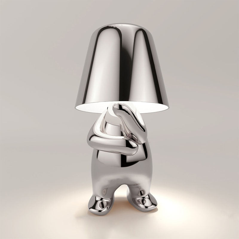 Little Man Thinker Lamp