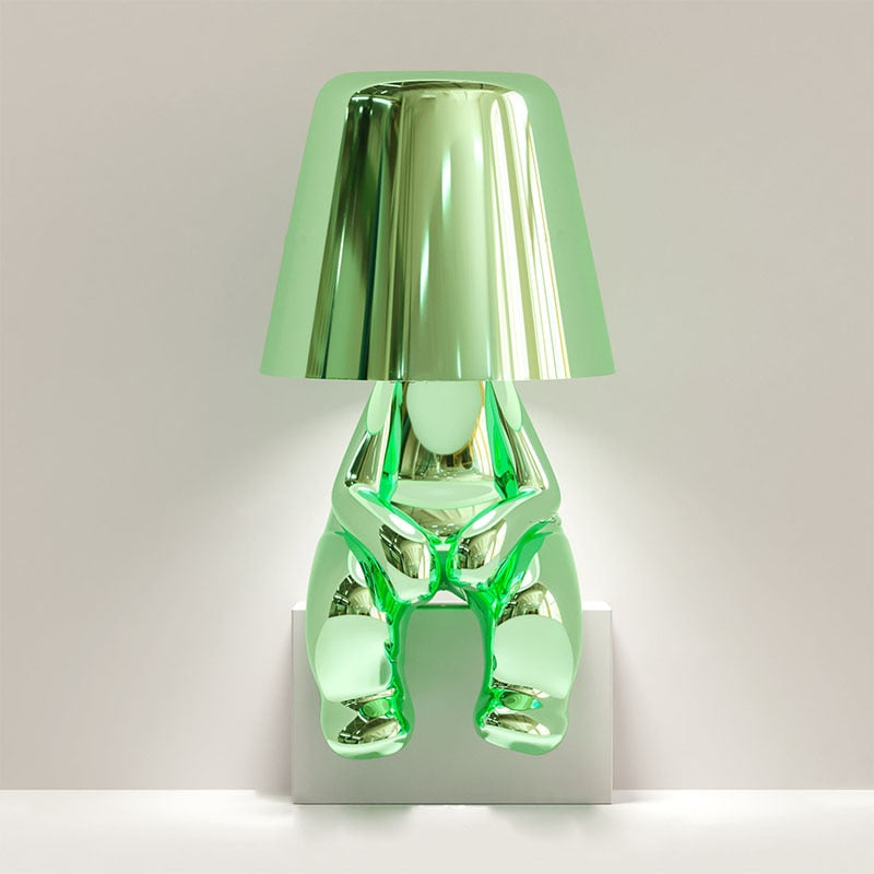 Little Man Thinker Lamp