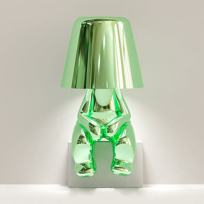 Little Man Thinker Lamp