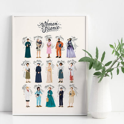 Women of Science Canvas Art