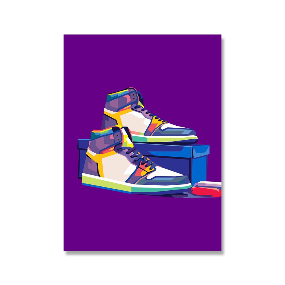 Luxury Brand Sneakers Canvas Art