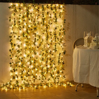 Green Leaf String Lights