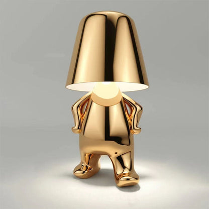 Little Man Thinker Lamp