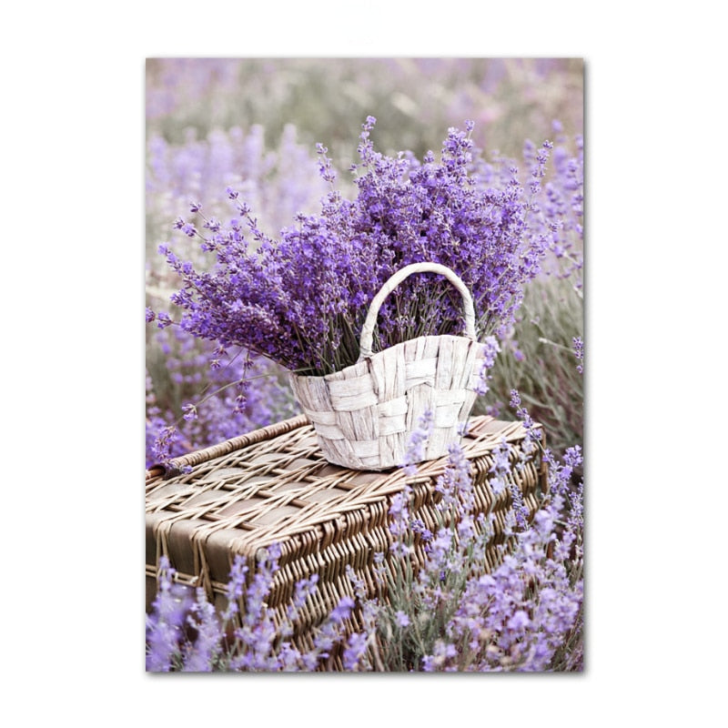 Provence Purple Lavender Canvas Art