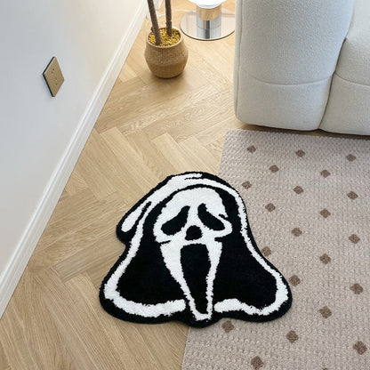 Ghost Face Scream Tufted Rug