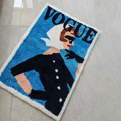 Vintage Magazine Cover Rug