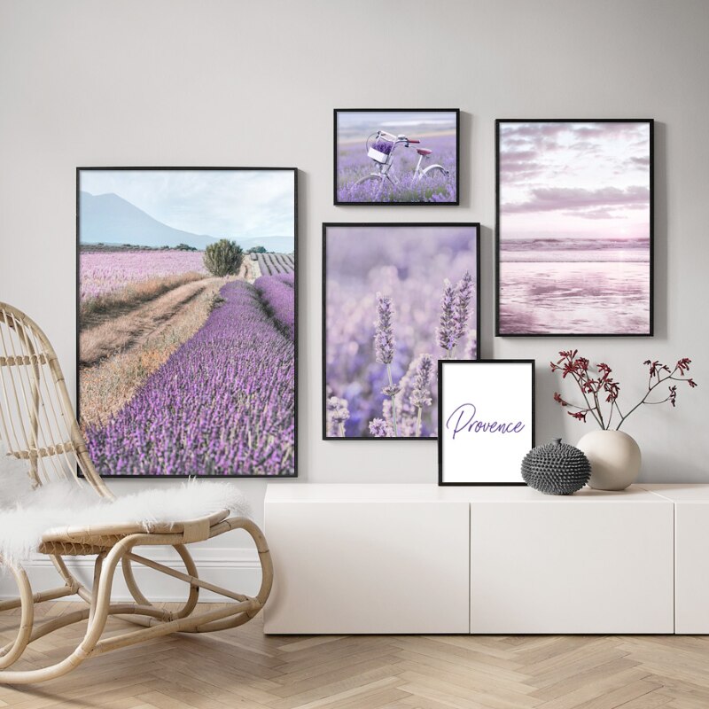 Provence Purple Lavender Canvas Art