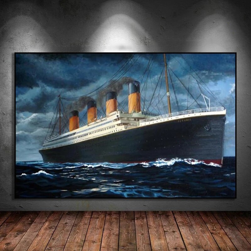 Titanic Classic Movie Canvas Art