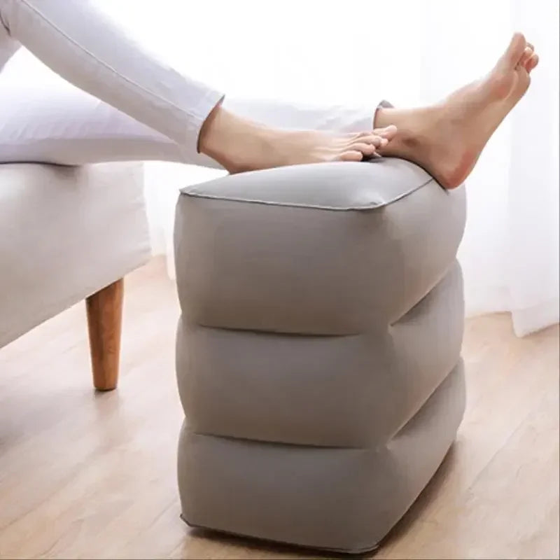 Inflatable Travel Foot Rest Pillow