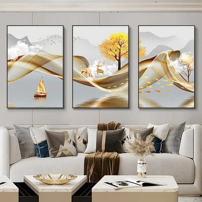 3Pcs Nordic Charm Canvas Wall Art