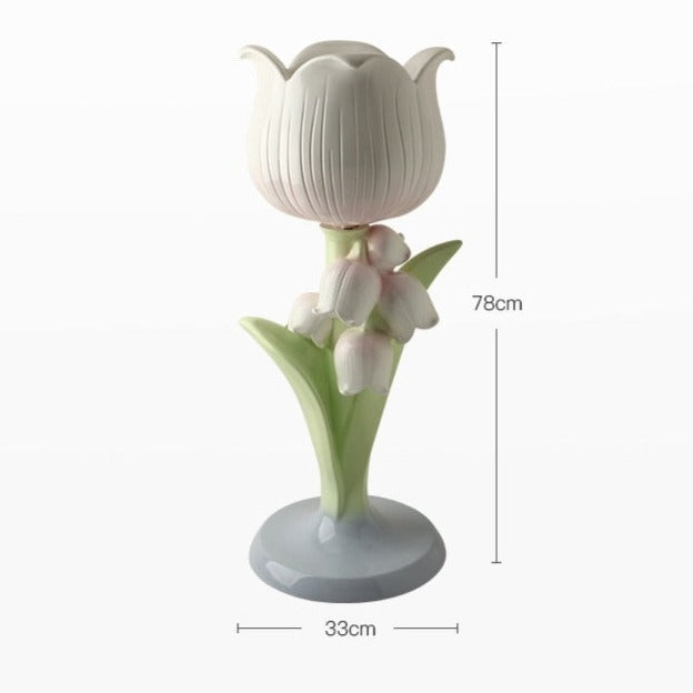 Flower Storage Floor Ornament Statue