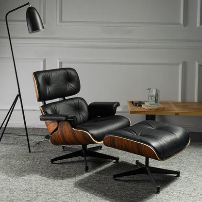 Eames Lounge Chair and Ottoman (Tall Version)