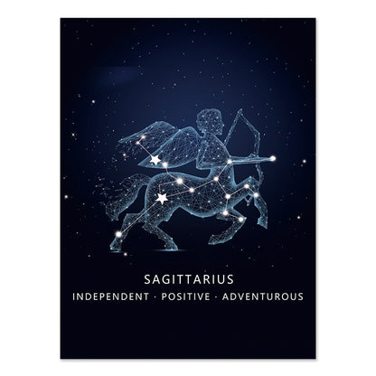 Zodiac Sign Astrology Canvas Art