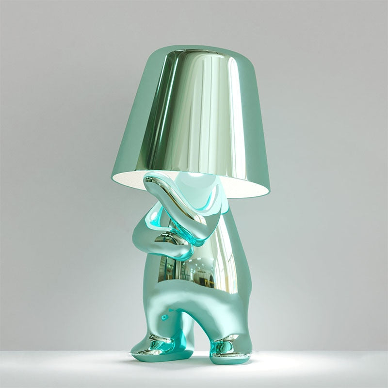 Little Man Thinker Lamp