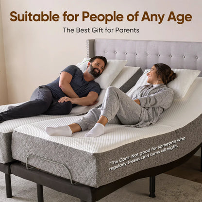 Adjustable Bed Frame with Massage