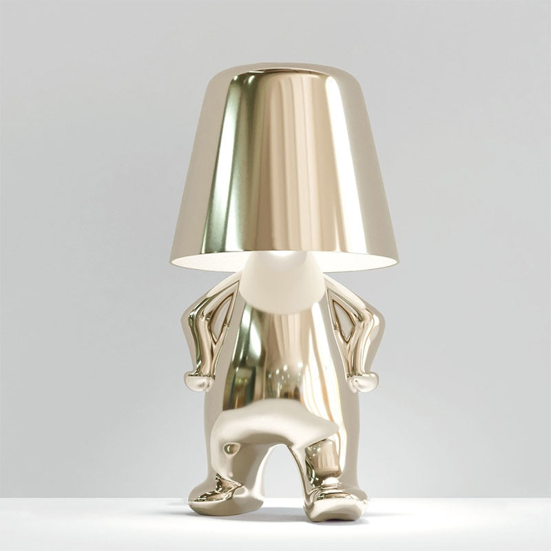 Little Man Thinker Lamp