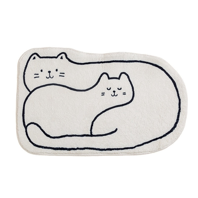 Cartoon Cat Rug