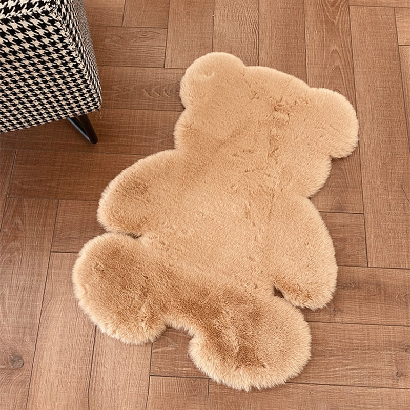 Teddy Bear Shaped Rug