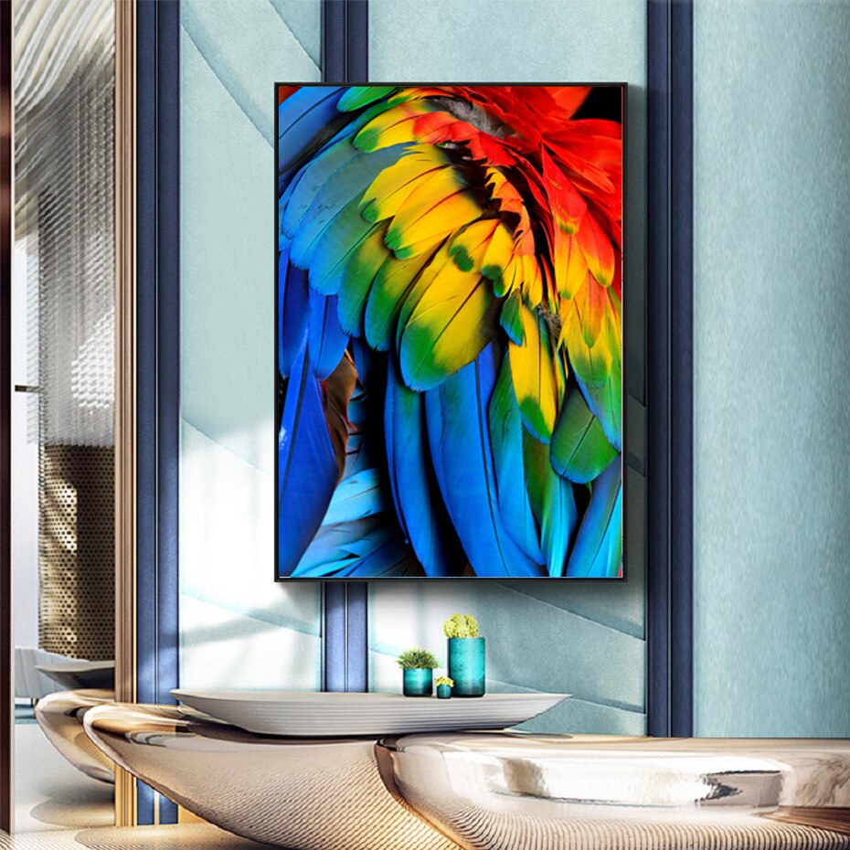 Peacock Feather Canvas Art