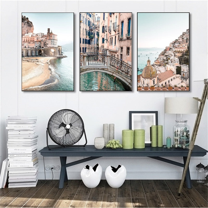 Venice Arch Bridge Canvas Art