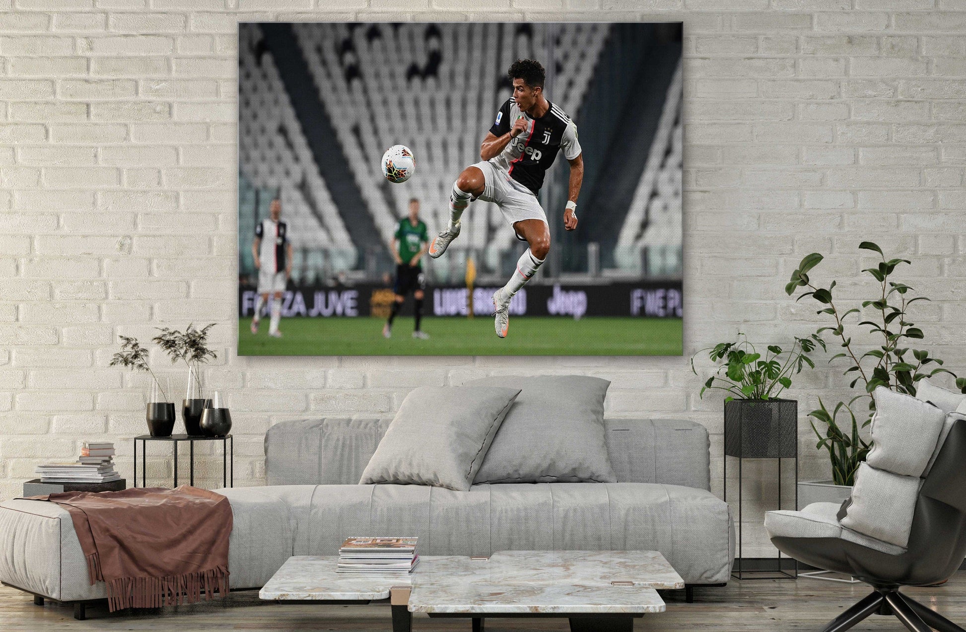 Football Legend CR7 Cristiano Ronaldo Canvas Art