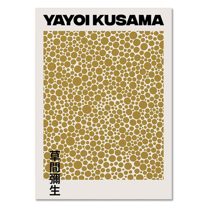 Abstract Kusama Yayoi Canvas Art