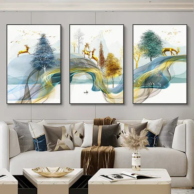 3Pcs Nordic Charm Canvas Wall Art