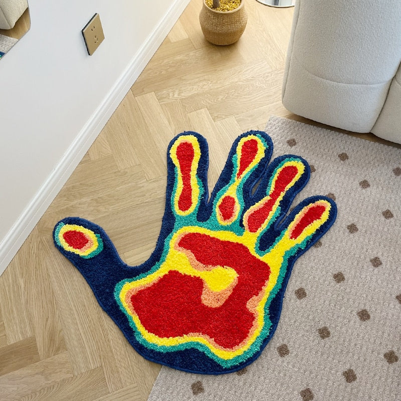 Thermal Hand Print Rug