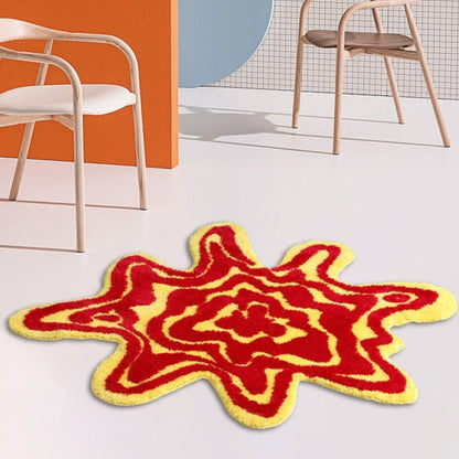 Irregular Funky Abstract Area Rug