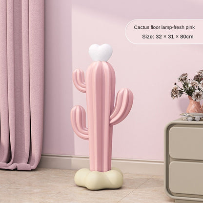 Cute Cactus Heart Lamp Landing Floor Ornament