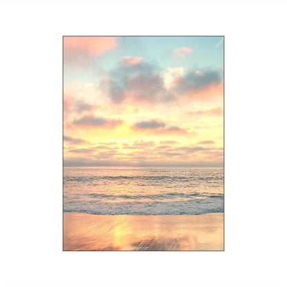 Tropical Blue Ocean and Sky Canvas Art