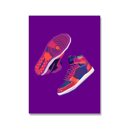 Luxury Brand Sneakers Canvas Art