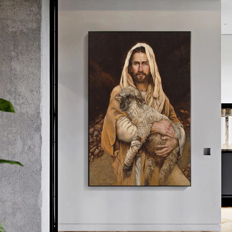 Jesus Christ Lamb of God Canvas Art