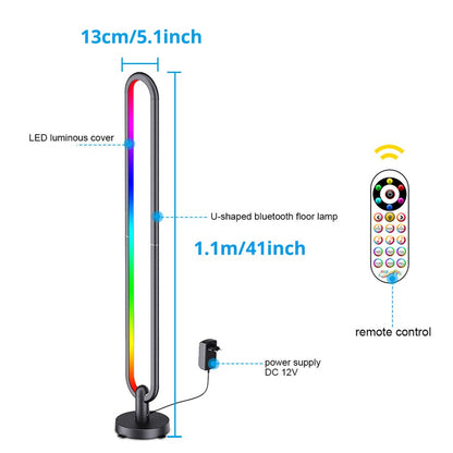 LED Floor Vertical Lamp RGB