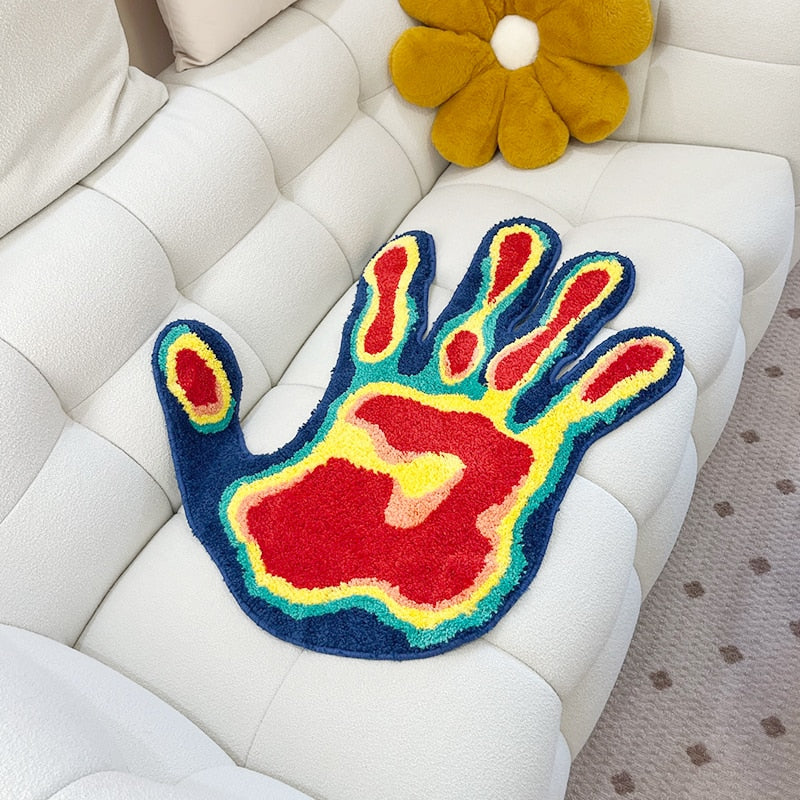 Thermal Hand Print Rug