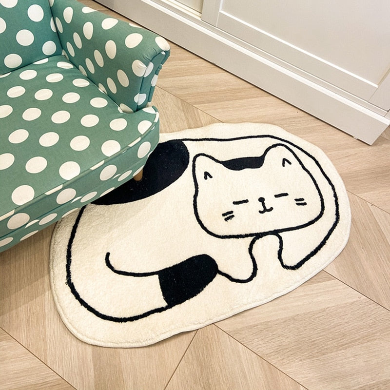 Cartoon Cat Rug