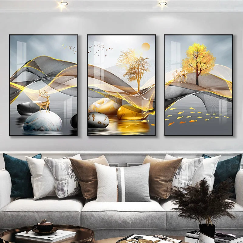 3Pcs Nordic Charm Canvas Wall Art