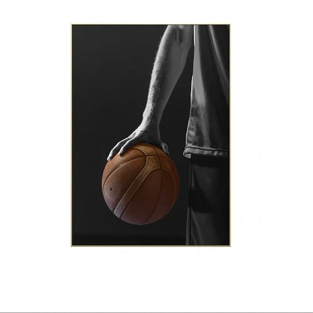 Basketball Player Canvas Art