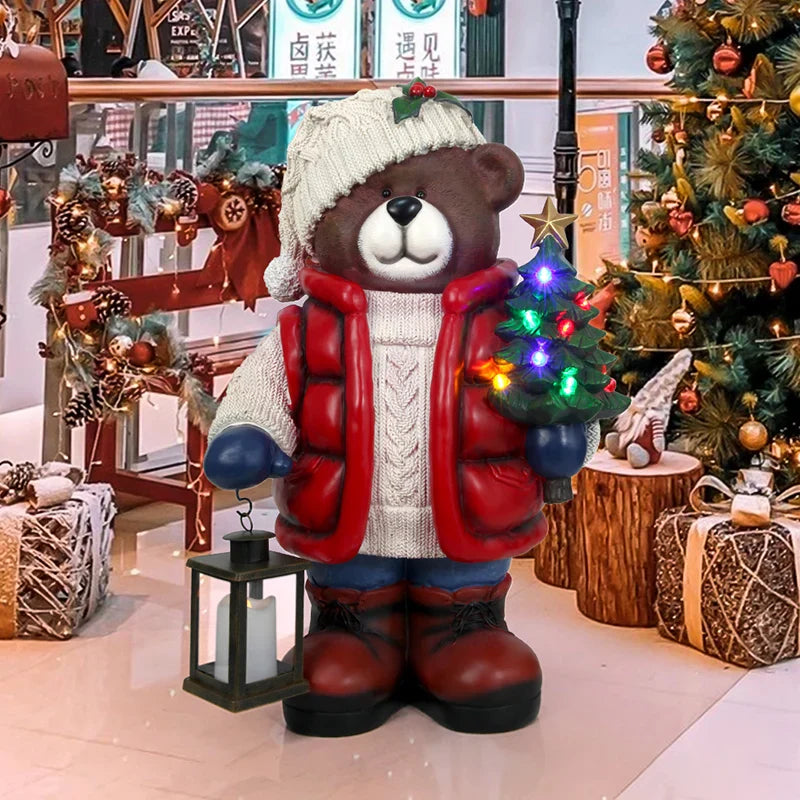 Christmas Bear Floor Ornament