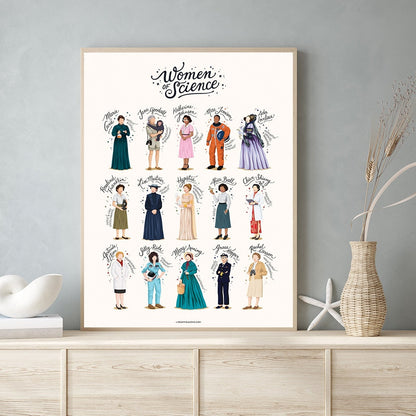 Women of Science Canvas Art