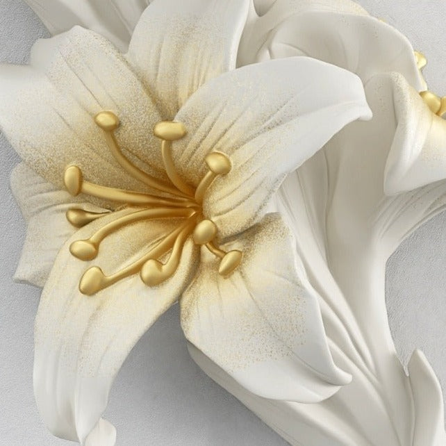 Lily Flower 3D Wall Ornament