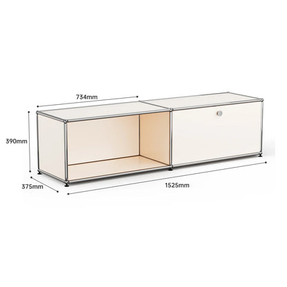 USM Haller White Modular Storage Cabinet Replica