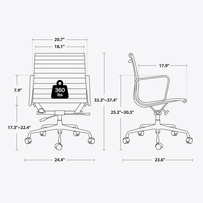 Eames Aluminum Group Office Chair