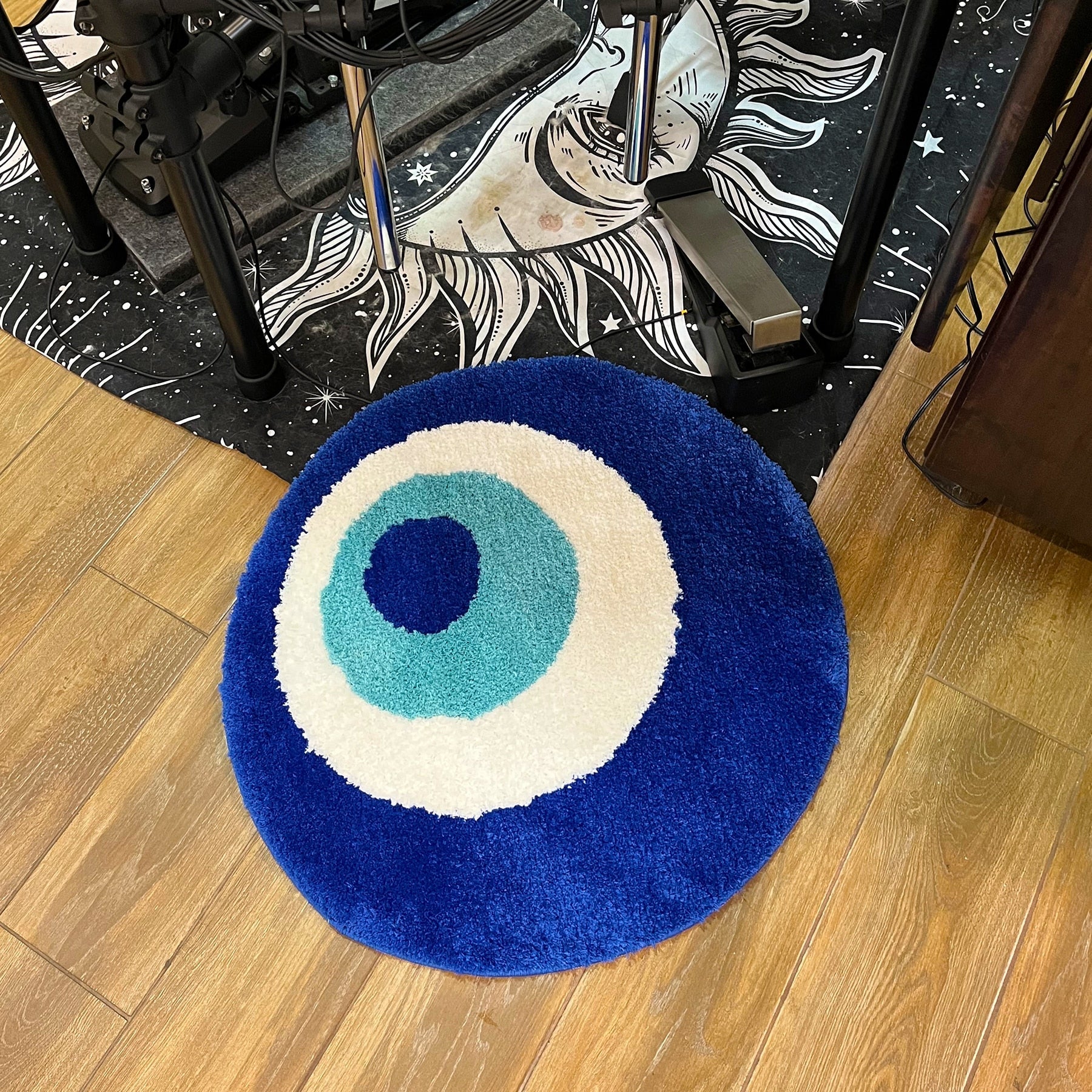 Blue Eye Circle Rug