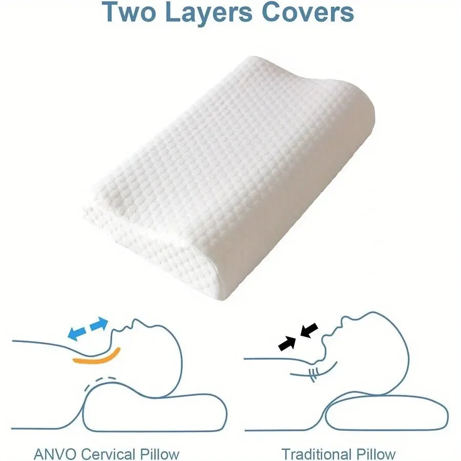 ComfortCube Memory Foam Pillow