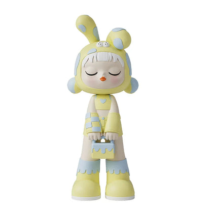 Cute Rabbit Girl Floor Ornament