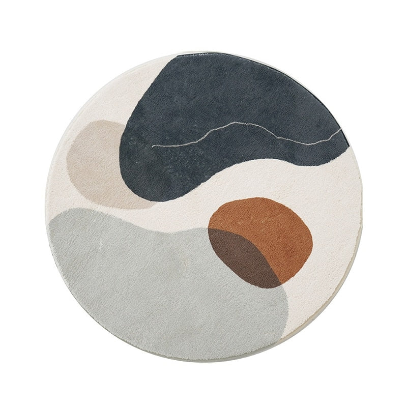 Abstract Round Rug