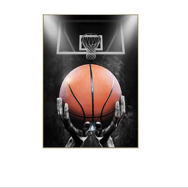 Basketball Player Canvas Art