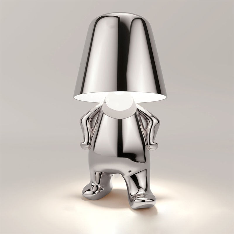 Little Man Thinker Lamp