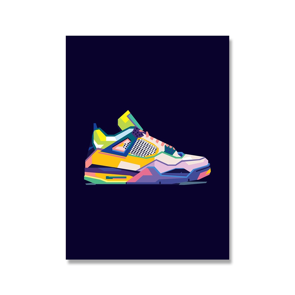 Luxury Brand Sneakers Canvas Art